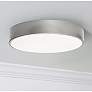 1_Bailey 14" Wide Satin Nickel LED Ceiling Flush Mount