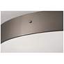 3_Bailey 14" Wide Satin Nickel LED Ceiling Flush Mount more views