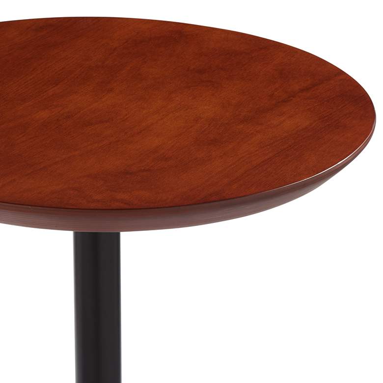 Image 2 Bailey 15 1/4" Wide Natural Wood Standing Table more views