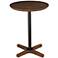 Bailey 15 1/4" Wide Walnut Standing Table