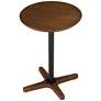 Bailey 15 1/4" Wide Walnut Standing Table in scene