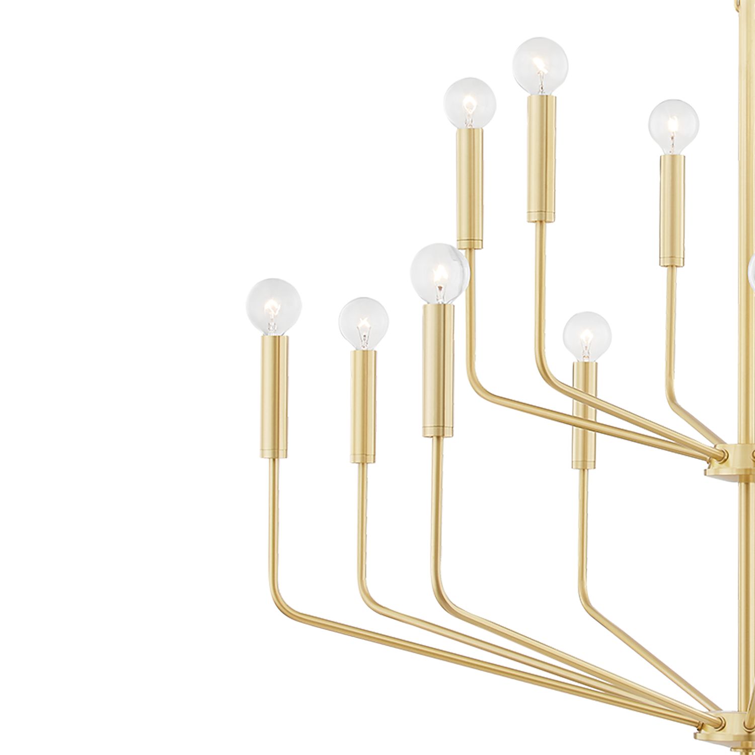 Image 2 Bailey 15 Light Chandelier Aged Brass more views