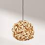 1_Bailey 16" Wide Small Natural Bamboo Pendant