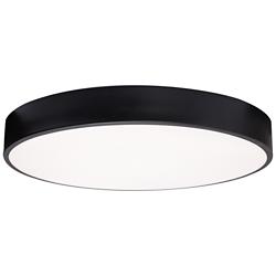 Bailey 19" Wide Black LED Ceiling Flush Mount