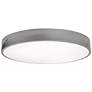 2_Bailey 19" Wide Satin Nickel LED Ceiling Flush Mount