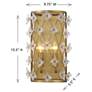 6_Bailey 2-Light Wall Sconce in Warm Brass more views