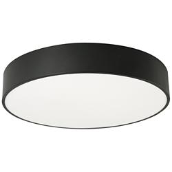 Bailey 24" Wide Black 5CCT LED Round Ceiling Light