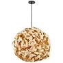 1_Bailey 24" Wide Large Natural Bamboo Pendant