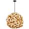 Bailey 24" Wide Large Natural Bamboo Pendant