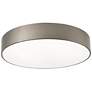 3_Bailey 24" Wide Satin Nickel Round LED Ceiling Light