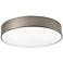 Bailey 24" Wide Satin Nickel Round LED Ceiling Light