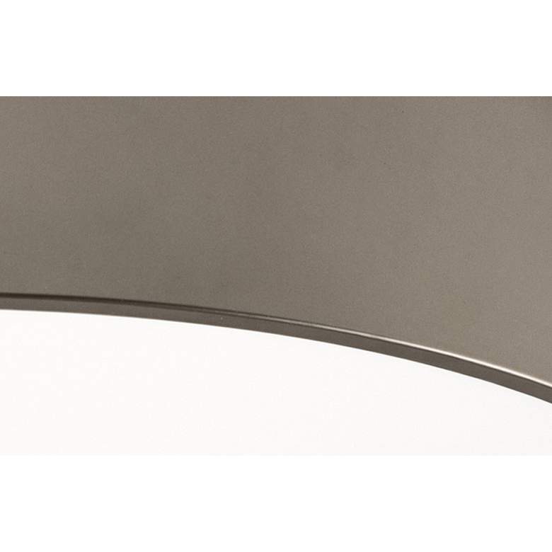 Image 5 Bailey 24" Wide Satin Nickel Round LED Ceiling Light more views