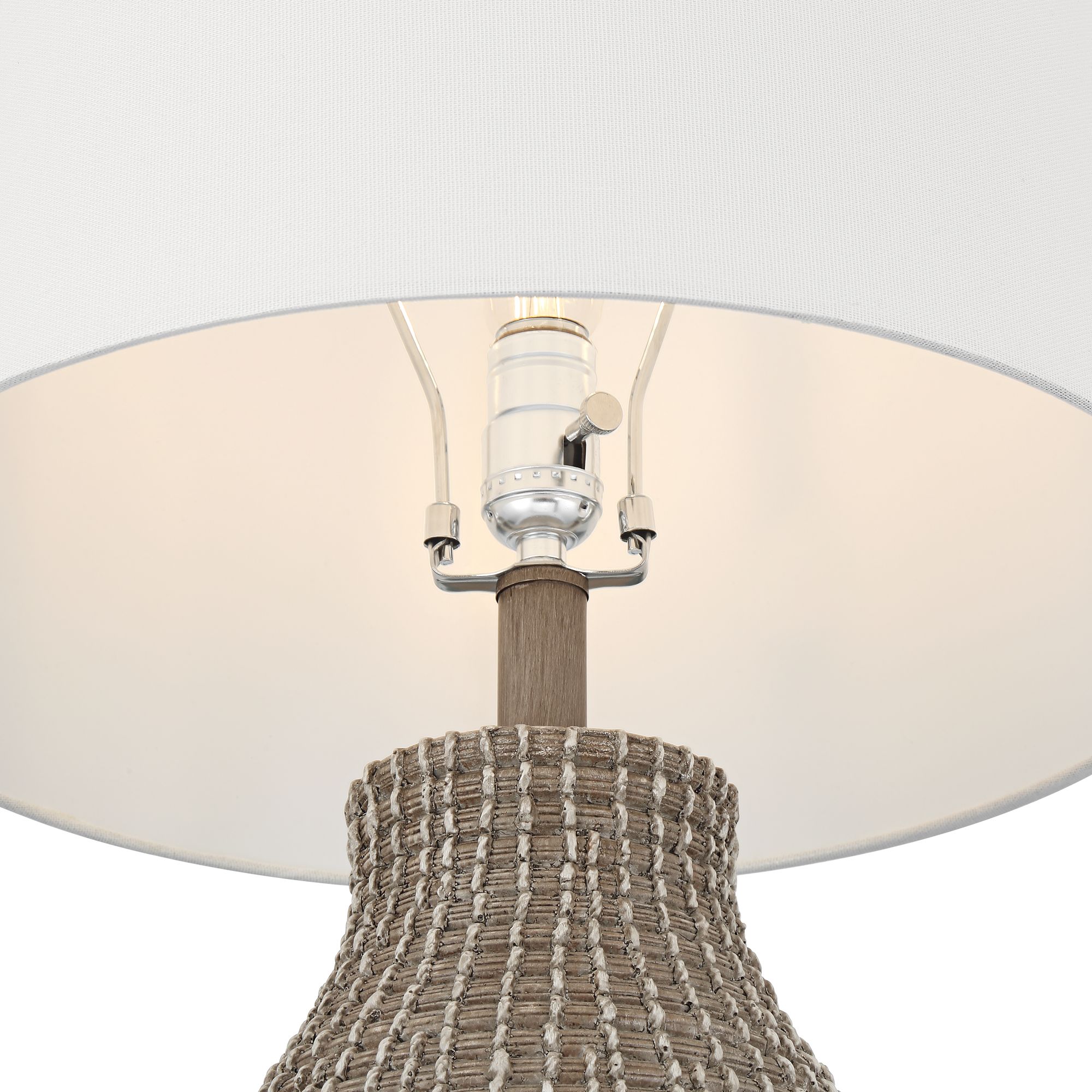 Image 4 Bailey 28" High Natural Beige Gourd Table Lamp more views