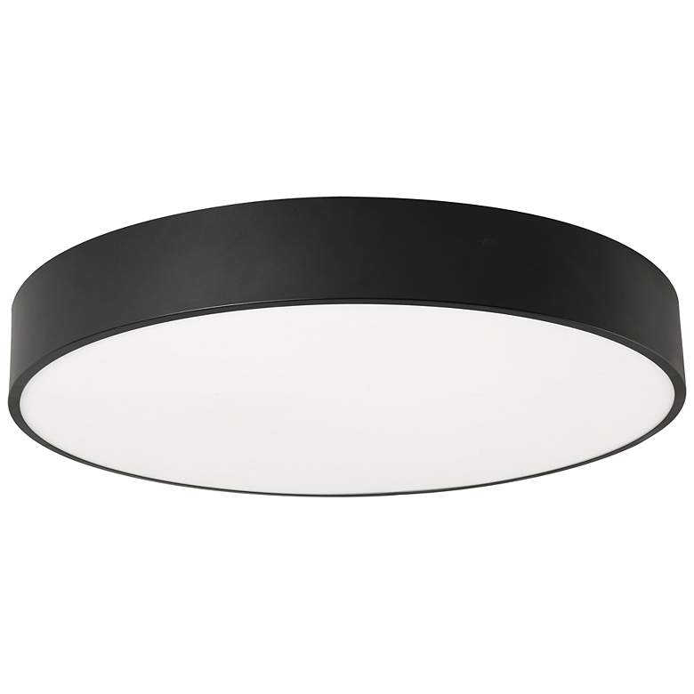 Image 3 Bailey 30" Wide Black Round LED Ceiling Light