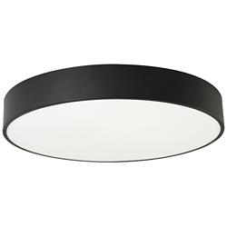 Bailey 30" Wide Black Round LED Ceiling Light