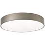 2_Bailey 30" Wide Satin Nickel Round LED Ceiling Light