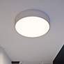 1_Bailey 30" Wide Satin Nickel Round LED Ceiling Light