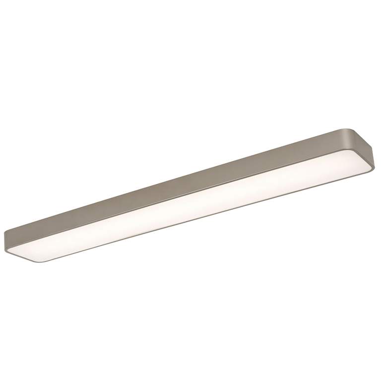 Image 1 Bailey 45 1/2" Wide Satin Nickel LED Ceiling Light