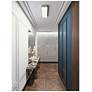 Thumbnail3 of Bailey 45 1/2" Wide Satin Nickel LED Ceiling Light more views