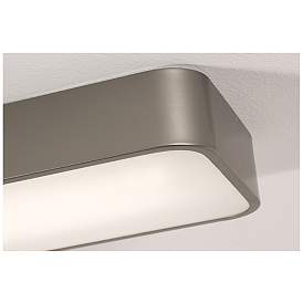 Image5 of Bailey 45 1/2" Wide Satin Nickel LED Ceiling Light more views