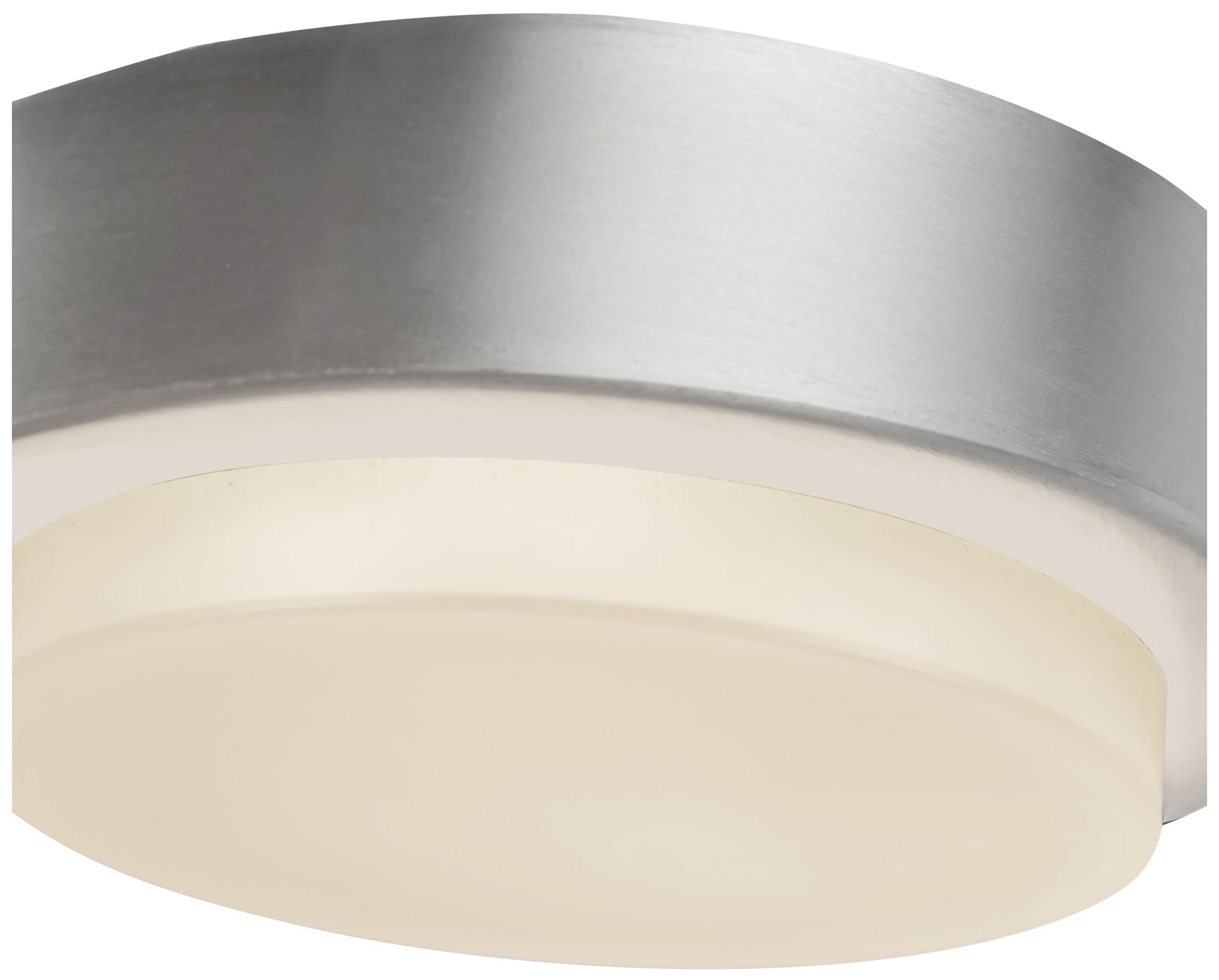 Image 3 Bailey 5-in Brushed Nickel dimmable LED Outdoor Ceiling Light more views