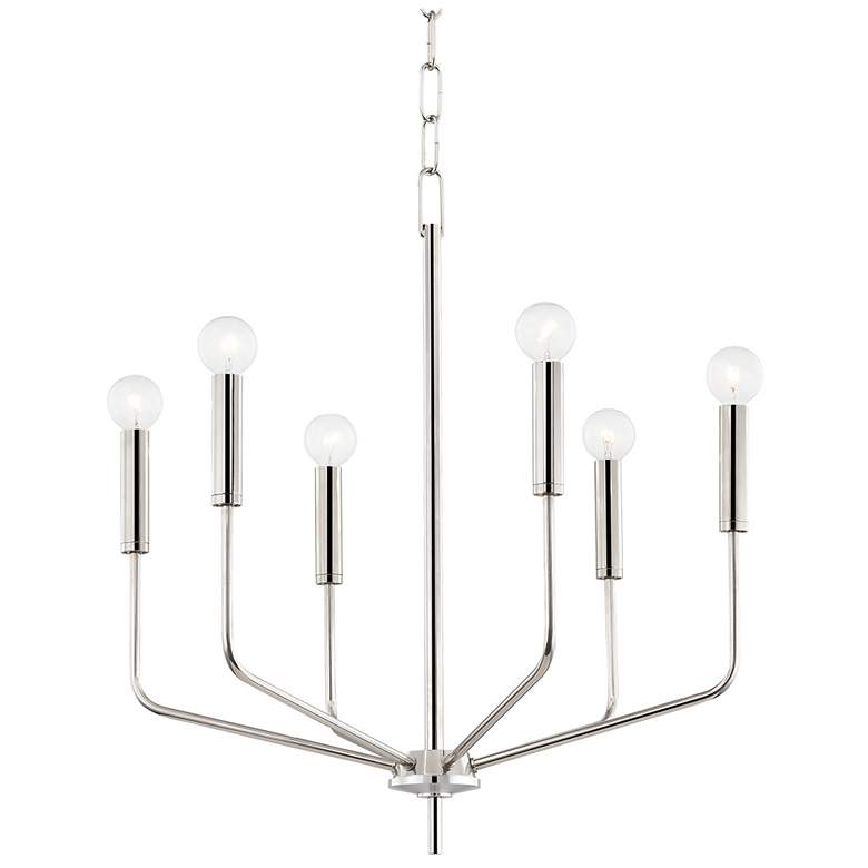 Image 1 Bailey 6 Light Chandelier Nckl