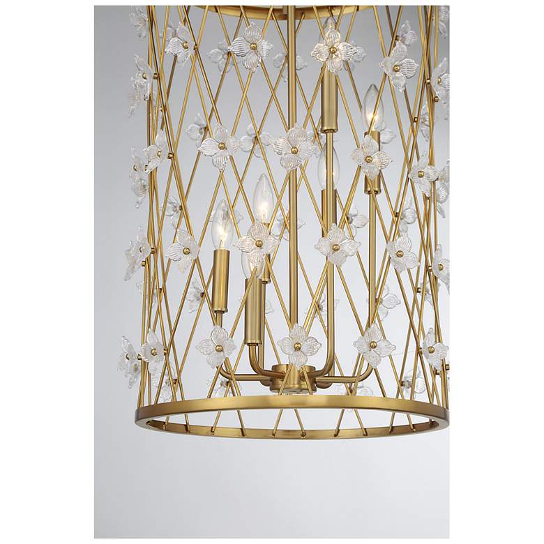 Image 5 Bailey 6-Light Pendant in Warm Brass more views