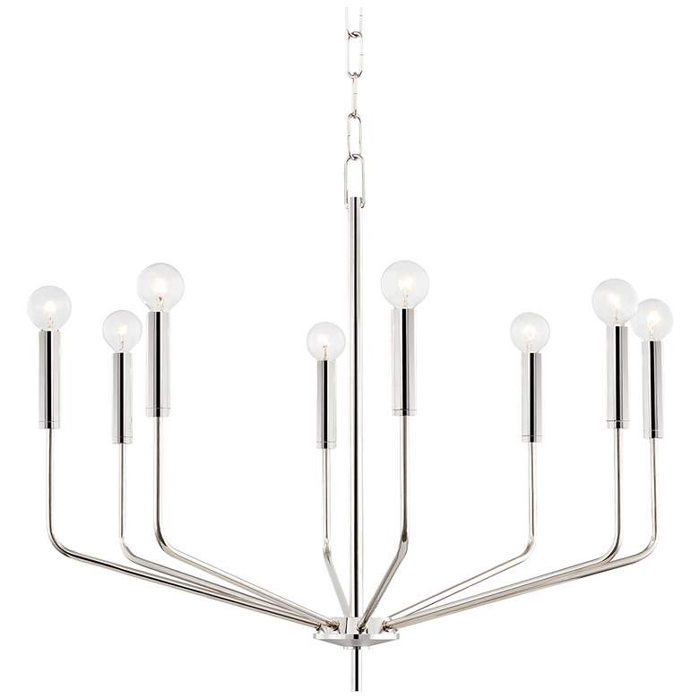 Image 1 Bailey 8 Light Chandelier Nckl