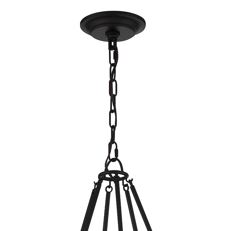 Image 5 Bailey 8 Light Matte Black Chandelier more views