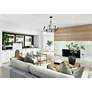 6_Bailey 8 Light Matte Black Chandelier more views