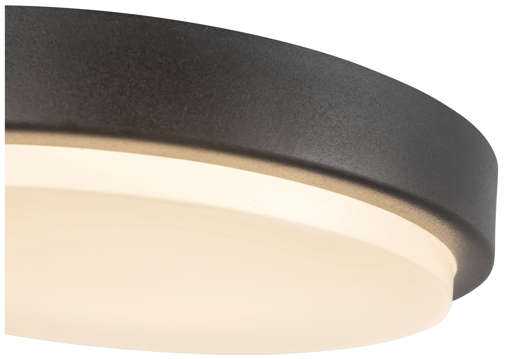 Image 3 Bailey 9-in Black dimmable LED Outdoor Ceiling Light more views