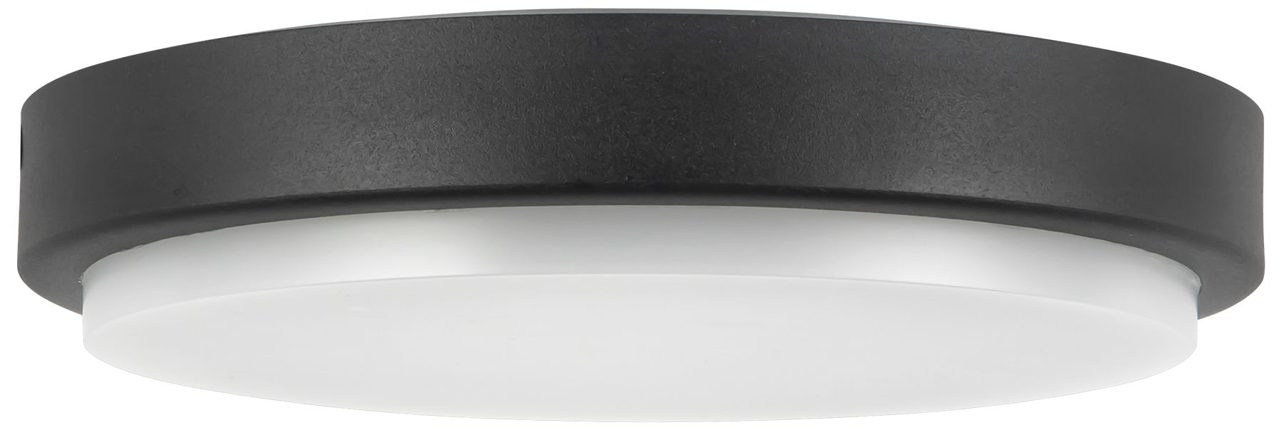 Image 4 Bailey 9-in Black dimmable LED Outdoor Ceiling Light more views