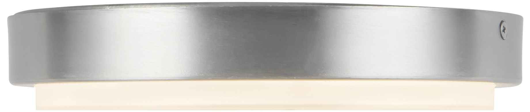 Image 2 Bailey 9-in Brushed Nickel dimmable LED Outdoor Ceiling Light more views