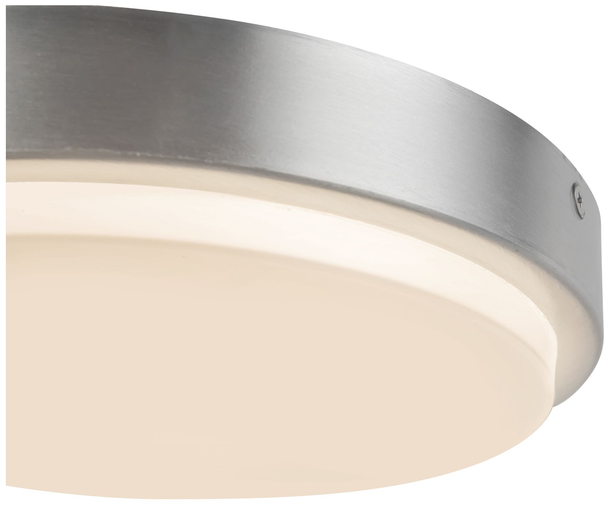 Image 3 Bailey 9-in Brushed Nickel dimmable LED Outdoor Ceiling Light more views