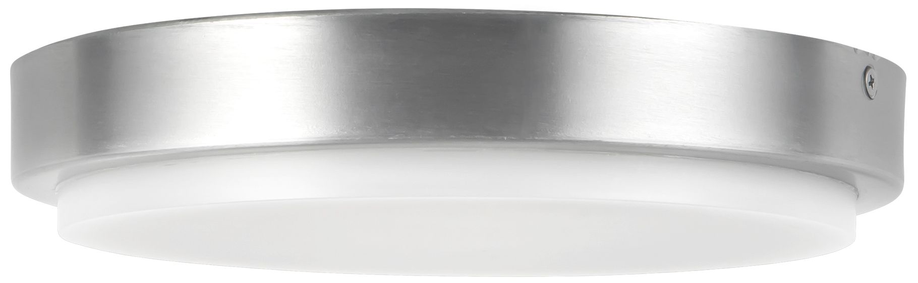 Image 4 Bailey 9-in Brushed Nickel dimmable LED Outdoor Ceiling Light more views