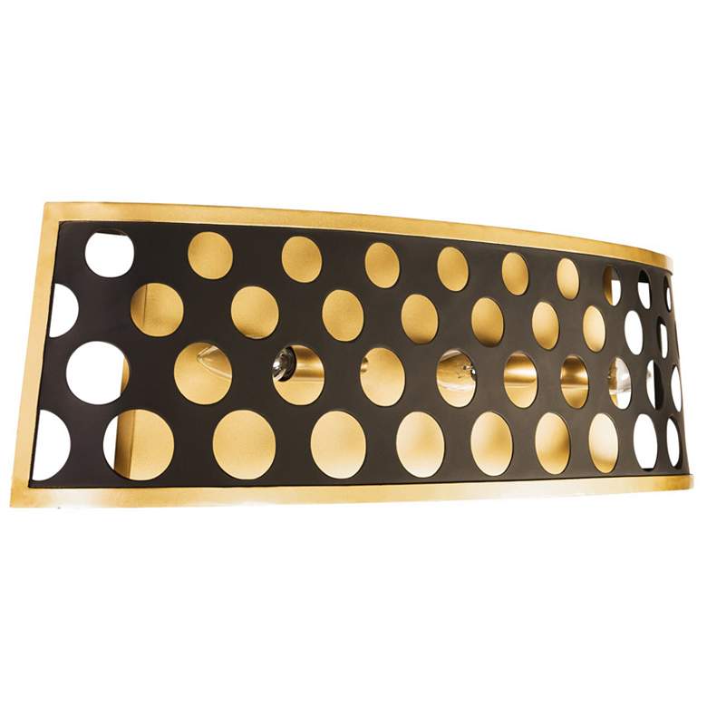 Image 3 Bailey Bath - Matte Black/French Gold more views