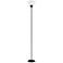 Bailey Black Torchiere Floor Lamp with 9W LED Bulb