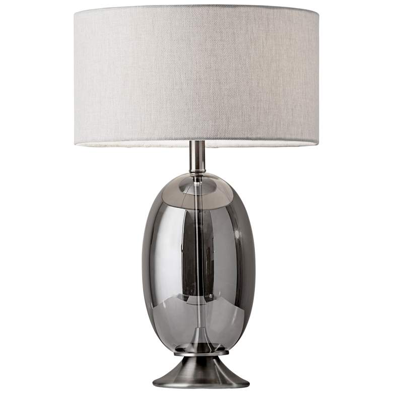 Image 1 Bailey Brushed Steel Accent Table Lamp