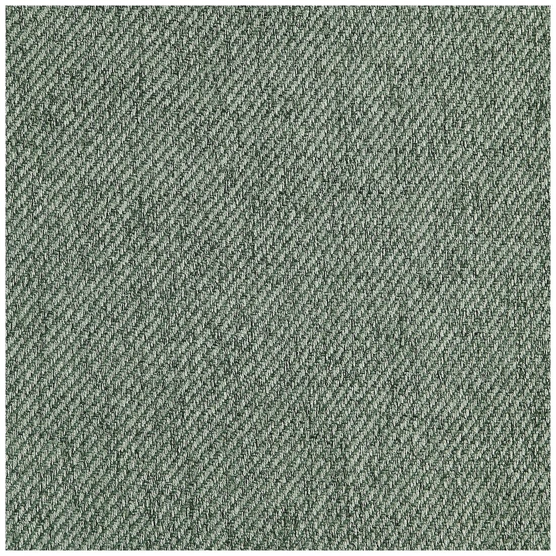 Bailey Mid-Century Modern Upholstered Ottoman in Sage Green with Black Feet