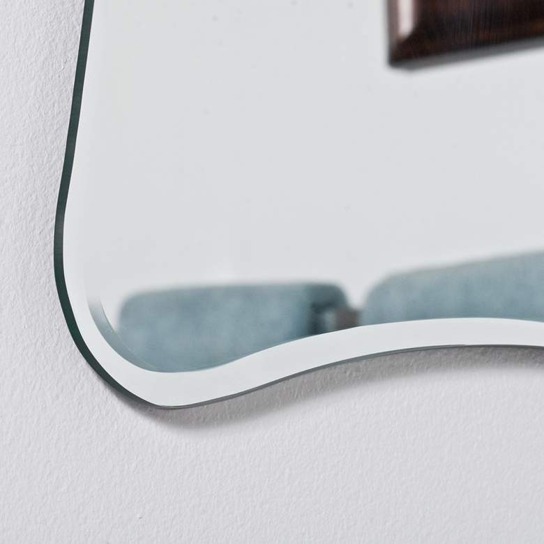Image 3 Bailey Modern 23 1/2" x 31 1/2" Novelty Wall Mirror more views