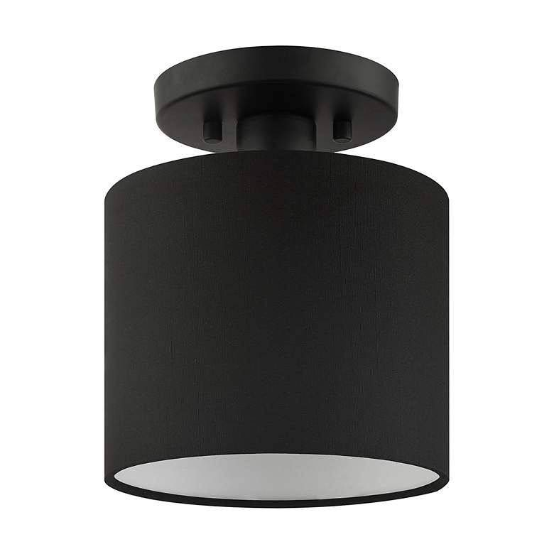Image 4 Bainbridge 1 Light Black Semi Flush more views