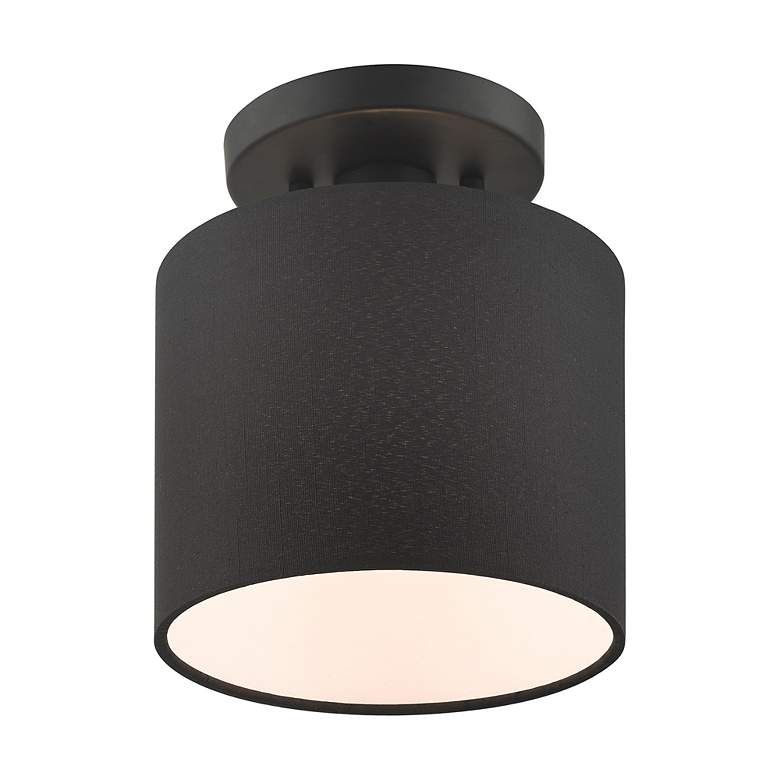 Image 5 Bainbridge 1 Light Black Semi Flush more views