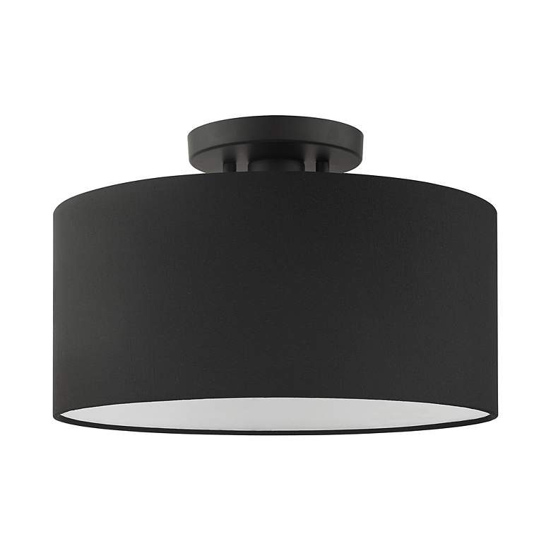 Image 3 Bainbridge 1 Light Black Semi Flush more views