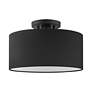 Thumbnail3 of Bainbridge 1 Light Black Semi Flush more views