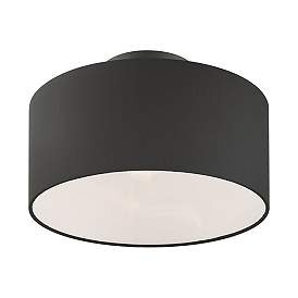 Image5 of Bainbridge 1 Light Black Semi Flush more views