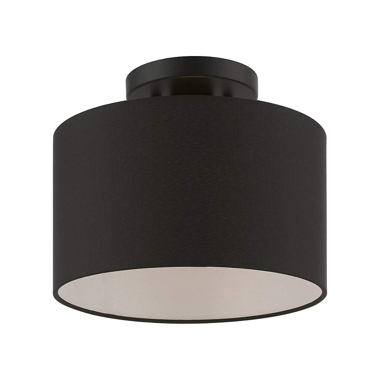 Image 3 Bainbridge 1 Light Black Small Semi-Flush more views