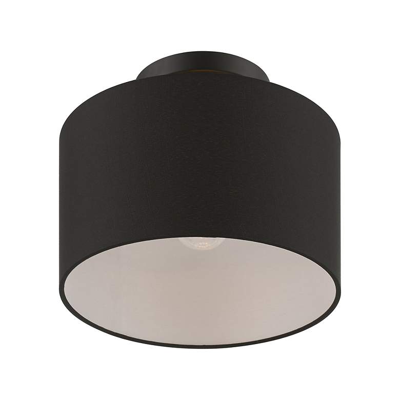 Image 4 Bainbridge 1 Light Black Small Semi-Flush more views