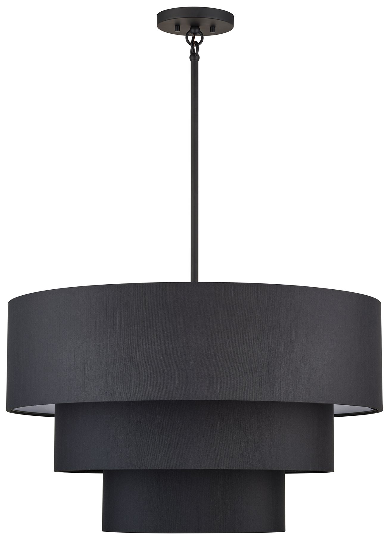Image 3 Bainbridge 5 Light Black Medium Pendant Chandelier more views