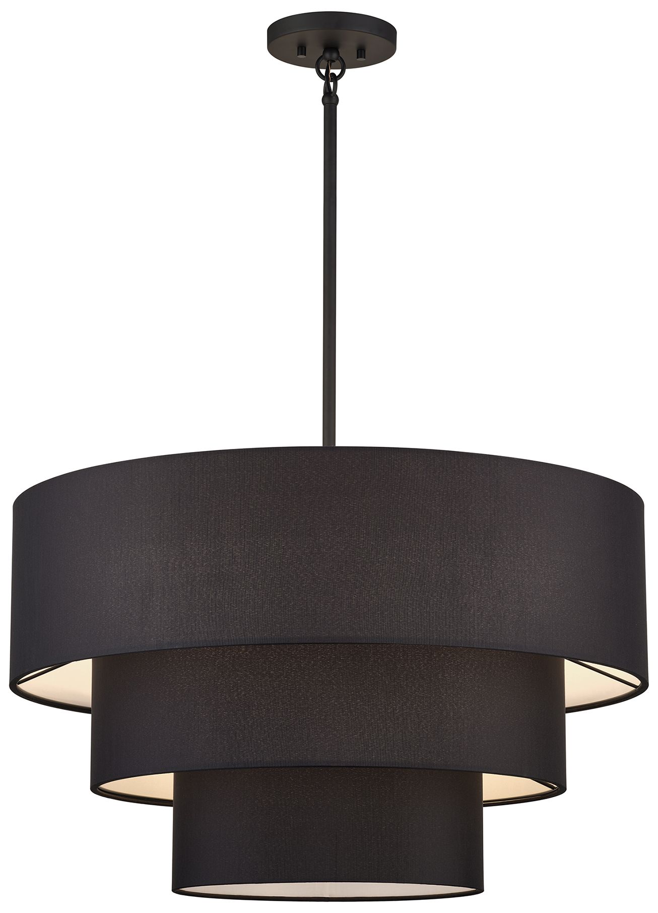 Image 4 Bainbridge 5 Light Black Medium Pendant Chandelier more views