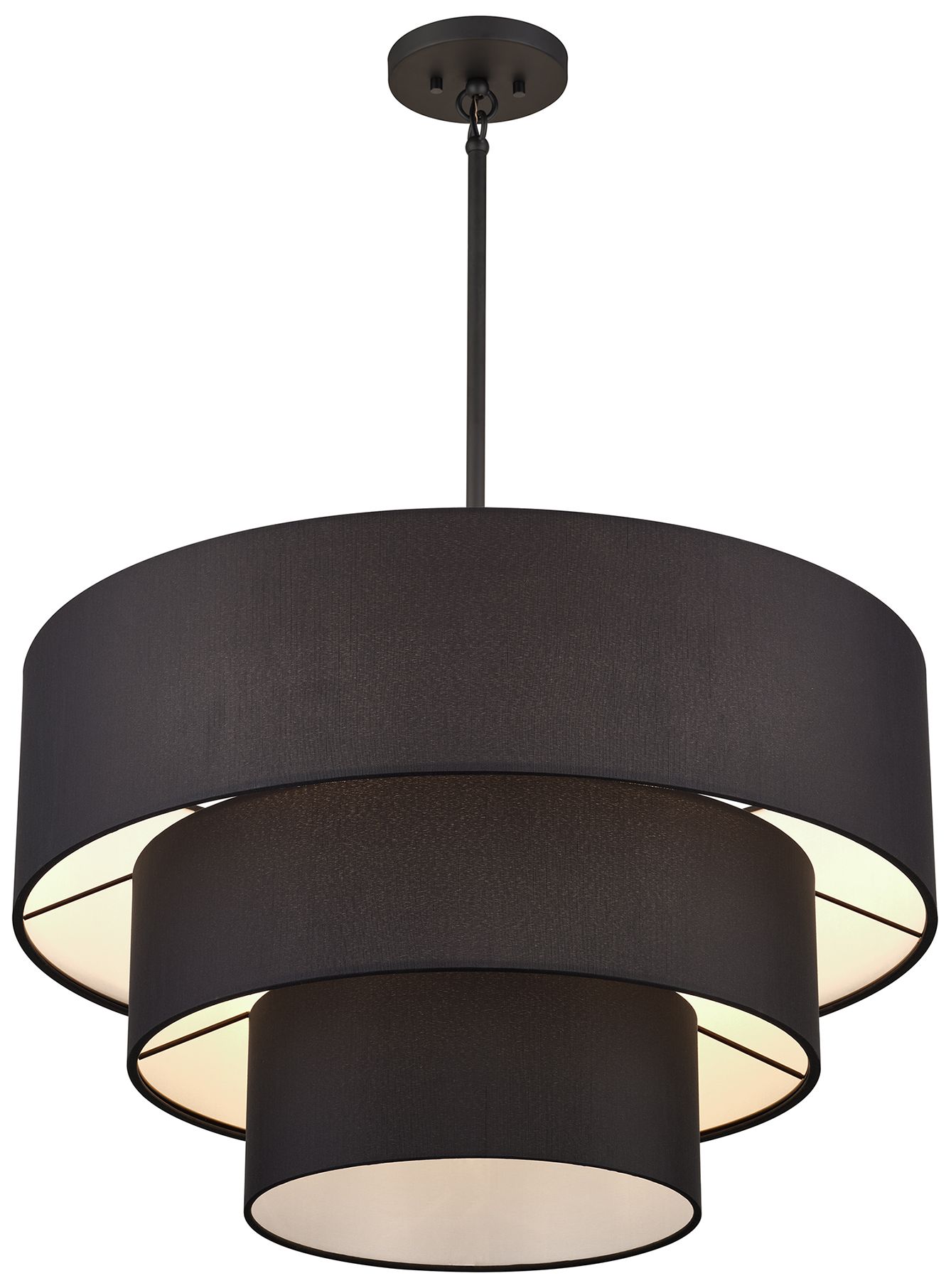 Image 6 Bainbridge 5 Light Black Medium Pendant Chandelier more views